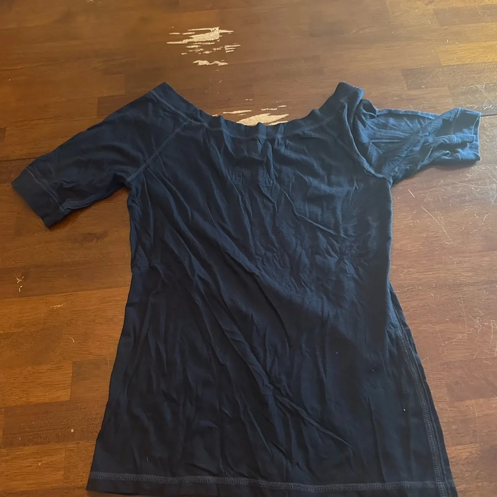 Hollister Dark Blue Women's Blouse - Picture 3 of 3